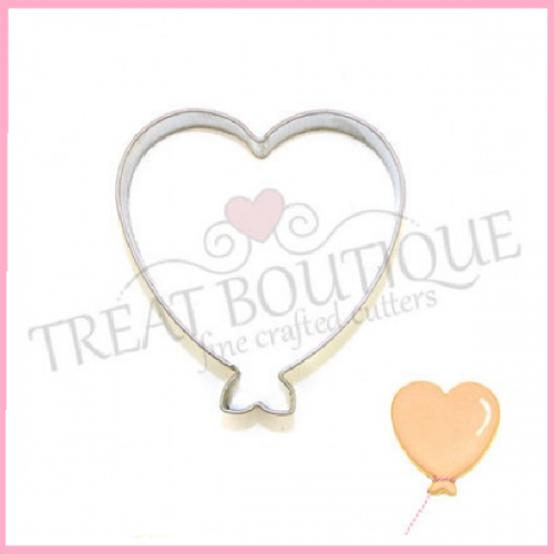 COOKIE CUTTER HEART BALLOON 7.5X7CM COOKIE CUTTER HEART BALLOON 7.5X7CM